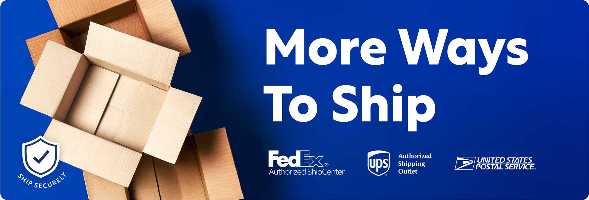 More Ways to Ship