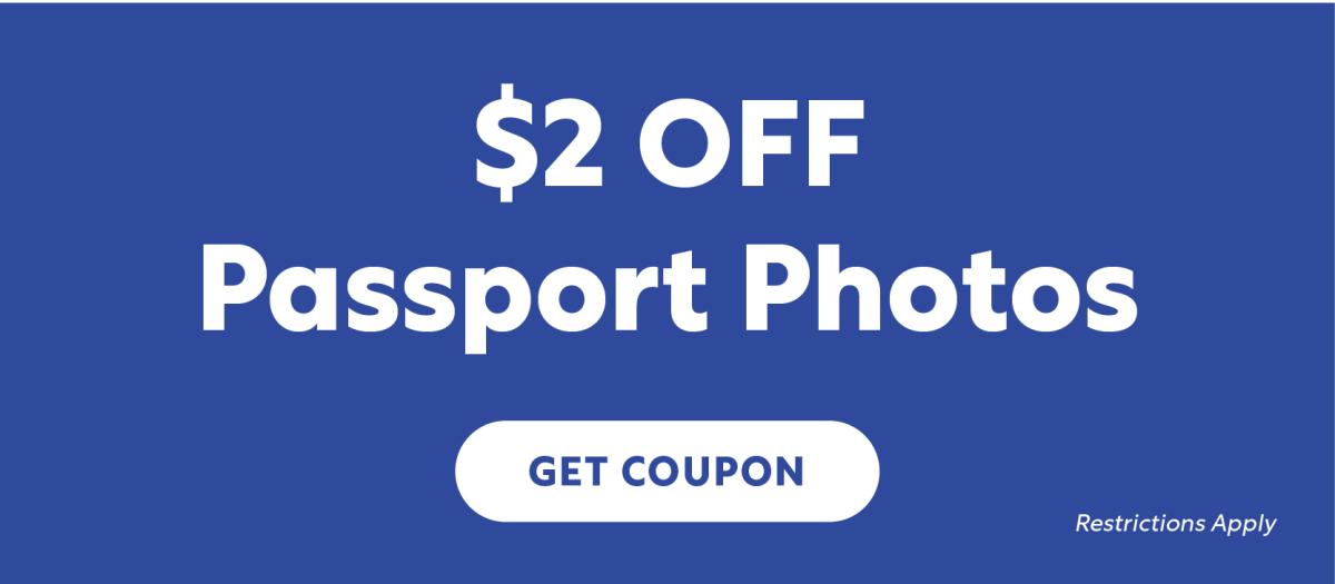 $2 Off Passport Photos