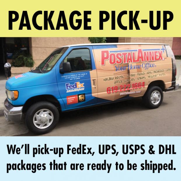 Package Pickup Service Van