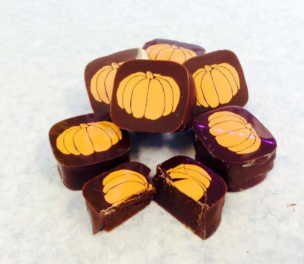 Pumpkin Chocolates from Chocolate Visions in Scotts Valley, CA