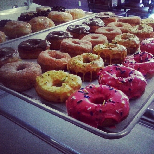 A Variety of Vegan and Traditional Donuts at Donut Panic In Grantville