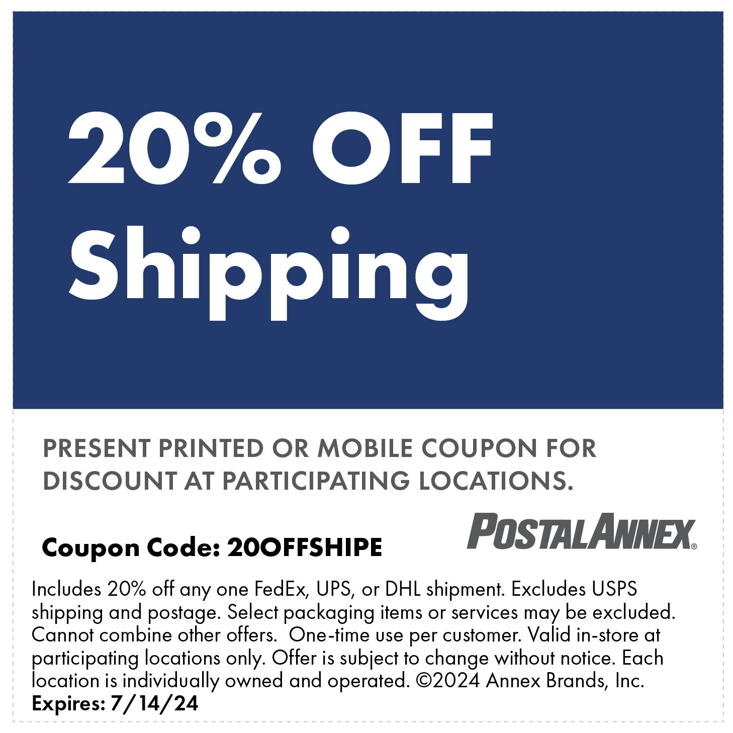 Current Specials at PostalAnnex Locations in PostalAnnex+ Stores of the ...