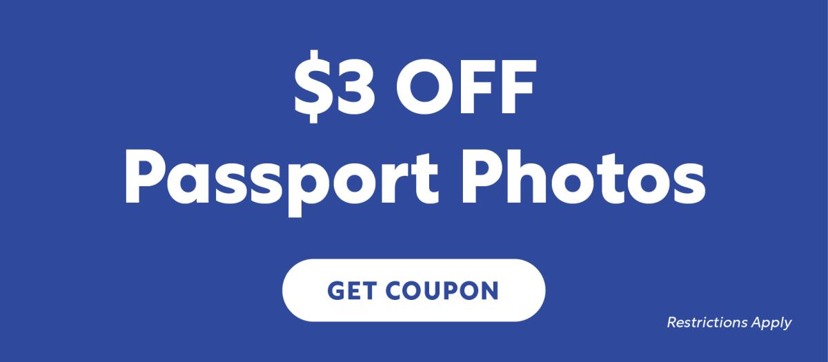 $3 Off Passport Photos