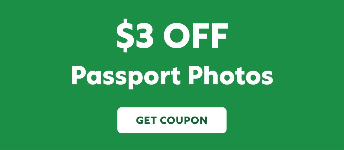 $3 Off Passport Photos